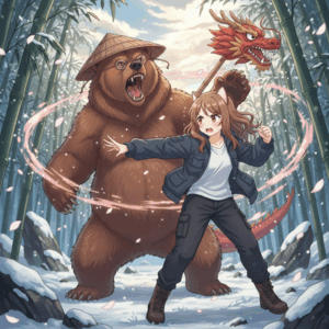 【悲報】中国の脅し、クマに負ける