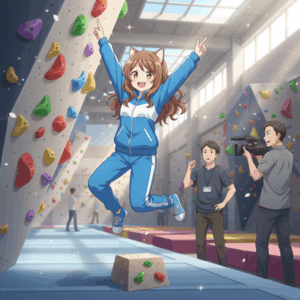 障者「うわー凄い！登ってきたですね！」NHKスタッフ「君は登ってないよね？」