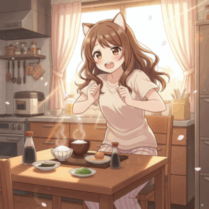 朝ごはんの卵かけご飯が楽しみすぎるんやが