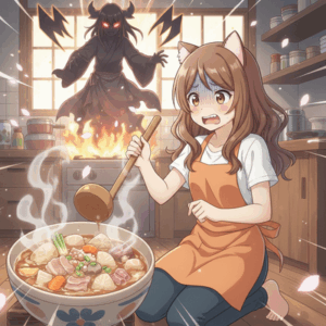 神「豚汁の中から一つだけ具材を消せ。さもなくば頃す」