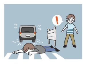 足立区で10数人が車にはなられる　2名が意識不明の重体　犯人は逃走