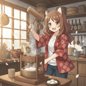 餅つき機について語る