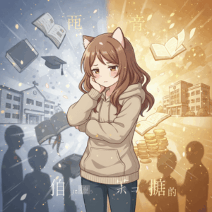 【学歴】斉藤ナミ「低学歴のせいで頭が悪いと見下され、自分も卑屈になってしまう。お金があれば、高学歴だったかもしれないのに」