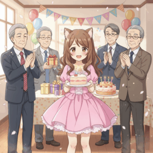 【地獄絵図】16歳になったアイドルの誕生祝いに父親以上の年齢のおっさん達が集結する