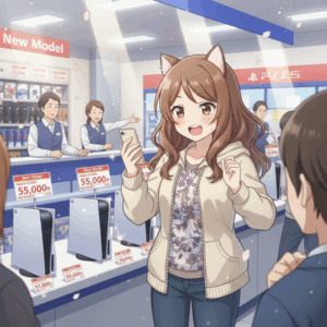 【朗報】5.5万円に大幅値下げされた新型PS5、ヨドバシで予約受付中