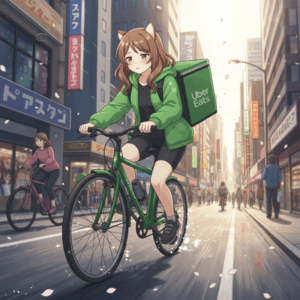 ウーバー5時間チャリでガチった