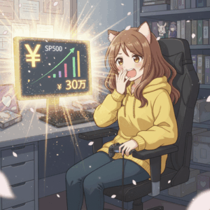 ワイの積立ニーさsp500がついにプラス30万に😭