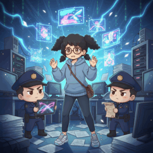 【ニュース】AI生成画像は著作物として著作権法違反で逮捕！