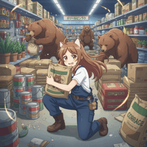 ヒグマ3頭が放たれたホームセンターの中で24時間生き残れたら7000万円