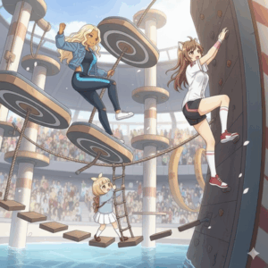 【実況】女性版SASUKE・KUNOICHI3