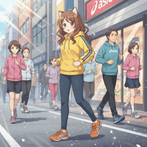 外人がアシックスばかり履いてる件