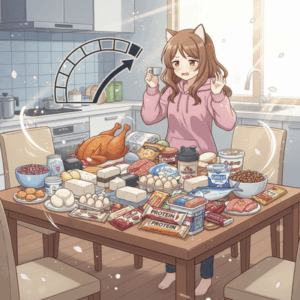 たんぱく質1日60g取るの厳しくね？