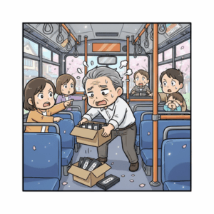 【速報】京都市バス不審物騒ぎ　80代男を不法投棄疑いで書類送検　箱の中身は”VHSビデオテープ”「他人の目があり捨てられず、移動中バス車内で捨てた」