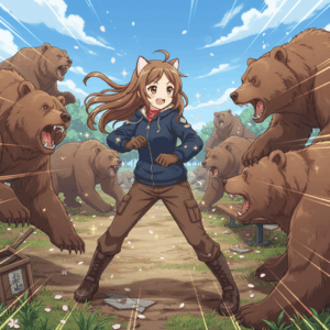 子供ヒグマ2匹を射札した札幌の公園、大量のヒグマが札到