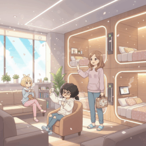 【画像】最近のカプセルホテル、めちゃくちゃオシャレで快適WWWWWWWWWWWWWWW