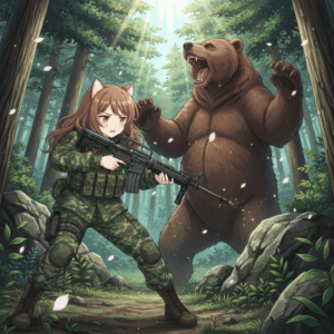 【熊害】自衛隊の5・56mm小銃でクマを駆除するのは困難…専門家「アメリカ軍の特殊部隊が3人1組で立ち向かってもクマには勝てない」