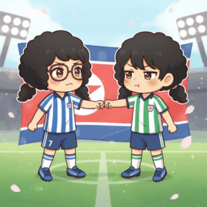 【動画】サッカー北朝鮮代表のグータッチ、なんか違うｗｗｗｗｗｗｗｗｗｗｗｗ
