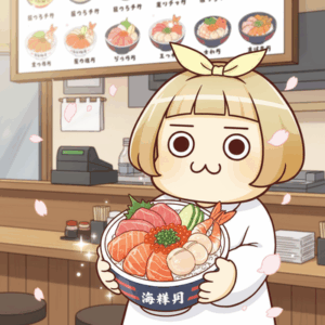 丼丸「海鮮丼540円です」もう毎日これでいいや