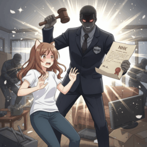 NHK「未払い許さん　差し押さえするぞ！」