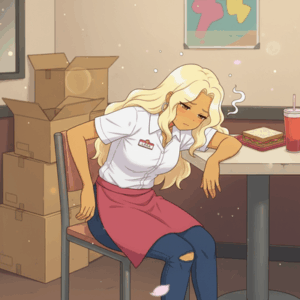 4時間のバイトで疲労困憊