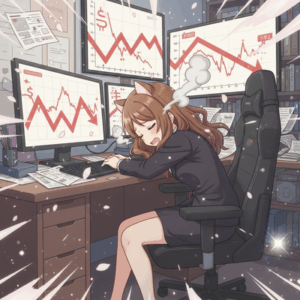 【悲報】日経平均、ちょっと逝く