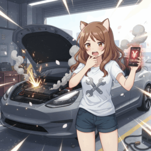 テスラさん、バッテリーが故障すると230万円www