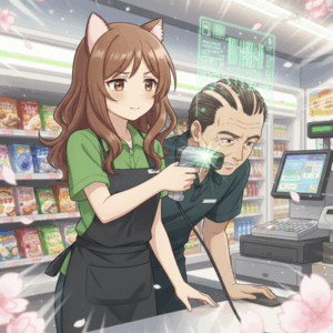 【NTV】『X秒後の新世界』コンビニのレジでおじさんのバーコード頭は読み込めるのかを検証