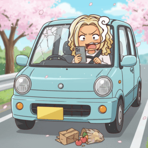 女性「轢き逃げじゃない！スマホを操作していたから、何か轢いても人とは思わなかった！」