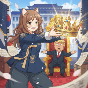 韓国・李在明大統領さん、トランプ大統領に王冠を送ってしまうwmwmwmw