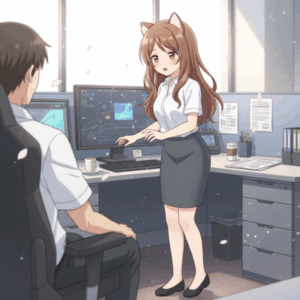 ワイ、男性と仕事するの初めて　男性の腕が毛で覆われまくってる