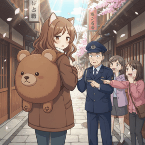 京都市民「お巡りさん！クマ！クマ！」→人でした
