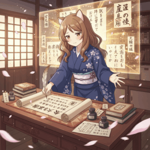 オリジナルの座右の銘　書いてけ