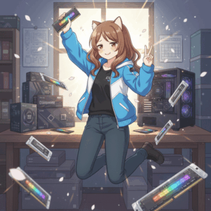 DDR5メモリ、だいたい以前の価格の3倍くらいで落ち着く😄