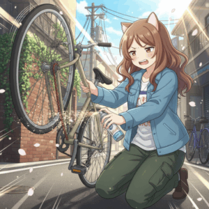 自転車のチェーンに油さしてない人って意味わからん