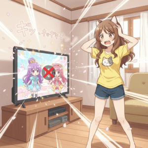 朝日「消音にしているはずのテレビから、キャピッ、キャピキャピッと音がする！」