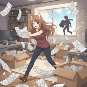 パンツ←ただの布 漫画の原稿←紙。だがしかしパンツよりも価値のある電影少女の原稿2500枚盗難