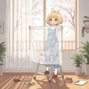 たすけて！レースカーテンのサイズがわからない！