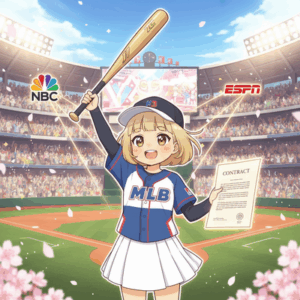 【MLB】メジャーリーグさん、放映契約が切れたESPNに加え新たにNBC、Netflixと３社と新たな契約で合意