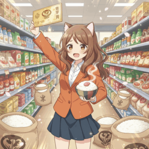 高市早苗の目玉政策が実施の方向で調整に入る「物価高対策におこめ券の配布」