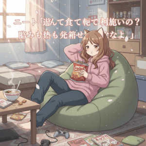 ニート「遊んで食べて寝て何が悪いの？盗みも頃しも詐欺もしてないよ 」