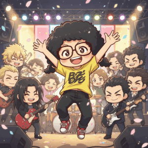 【音楽】「稲葉さんはしゃいでるの可愛い」超豪華集合ショットにファン歓喜「B’zと黒夢が同じフレームに!」「タッカンとTakの盟友並び」