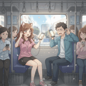 電車ワイ、他人のワイヤレスイヤホンと接続