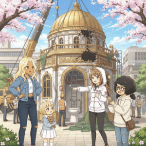 「１億円のトイレ」撤去へ