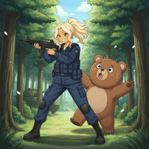 自衛隊使ってくま退治にサブマシンガン使っちゃダメなの？