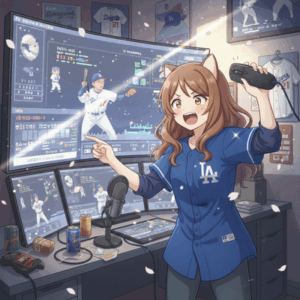 【悲報】ドジャースの実況配信者さん、とんでもない同接数を記録してしまうwwwwwwwwwwwwwww