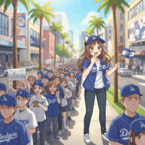 ド軍世界一から1週間「こんな行列できるのか」　LAで驚きの光景…未だフィーバー「オオタニにファンミーティングをしてほしい」