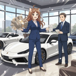 5000万円持っていたとして金持ちは現金で支払わず車代1000万円とか借金するんだよな