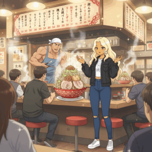 二郎系「麺の硬さ、野菜の量、味の濃さどうしますか？」バカ「全部普通で」