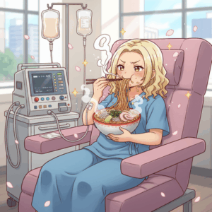 【悲報】ハミチツ次郎、透析を受けてる身で次郎ラーメンを食べてしまう