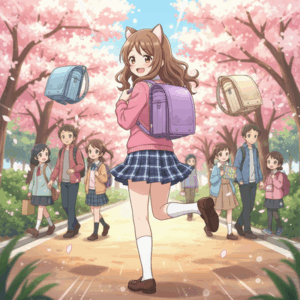 女子のランドセル　人気色「パープル」「水色」「ベージュ」